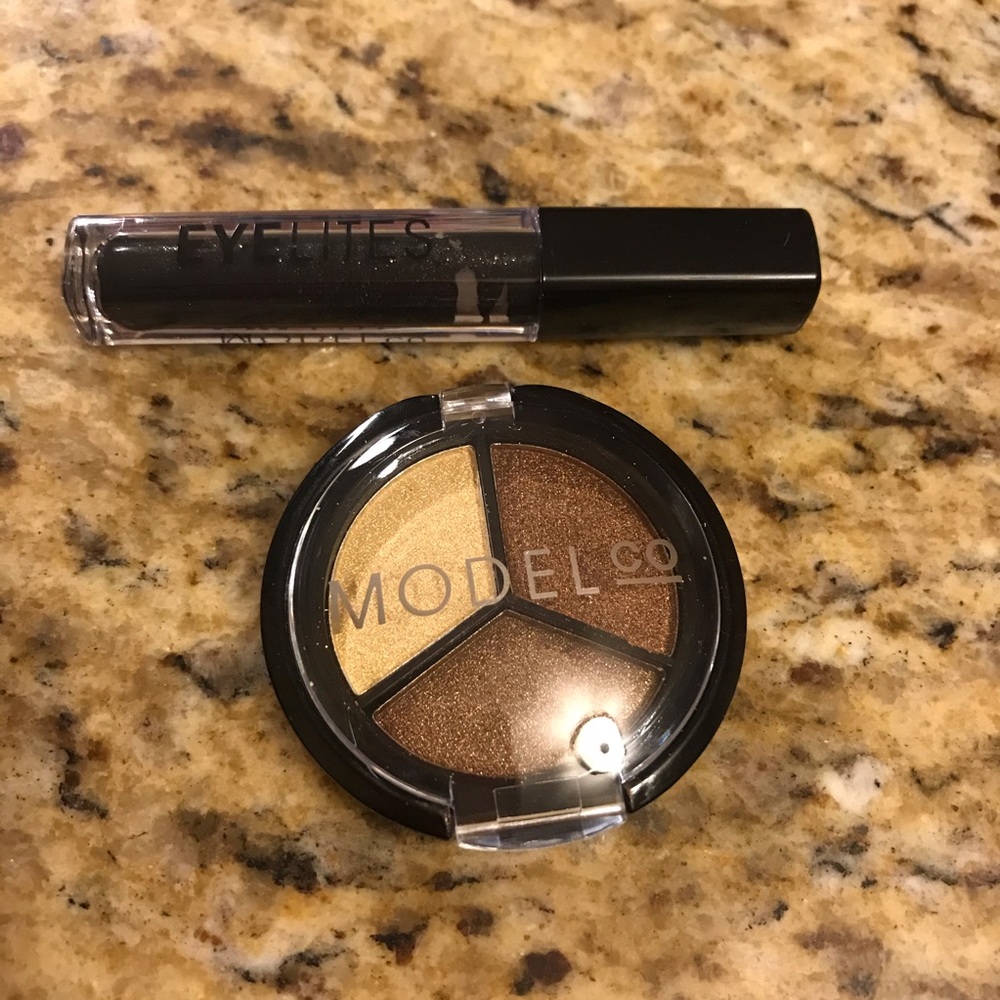 Model co eyeshadow trio and Eyelites